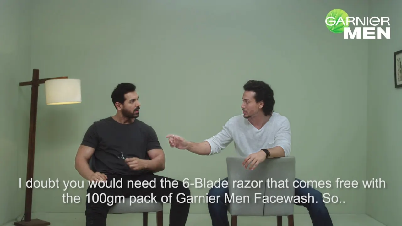 Garnier Men: John & Tiger razor promo